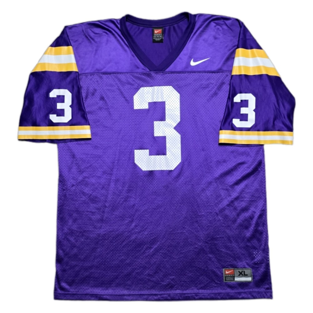Nike Team LSU‎ Tigers Odell Beckham Jr #3 Practice Jersey Mens XL Purple NCAA